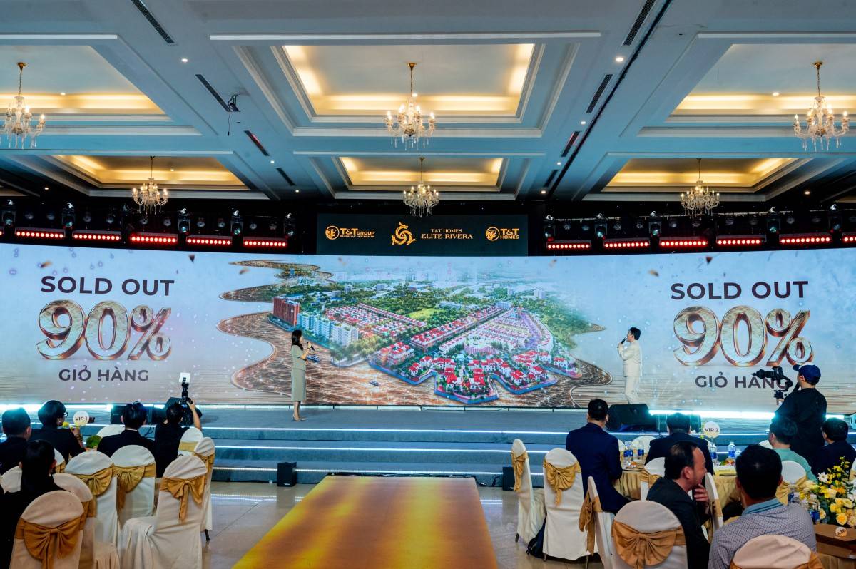 T&T Homes Elite Rivera “sold out” 90% giỏ hàng ngày ra mắt, mở bán 