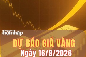 Dự báo giá vàng ngày mai 16/9: Chưa thể bật tăng