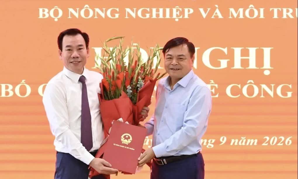 Ông Dương Đức Huy được bổ nhiệm Cục trưởng Cục Trồng trọt và Bảo vệ thực vật