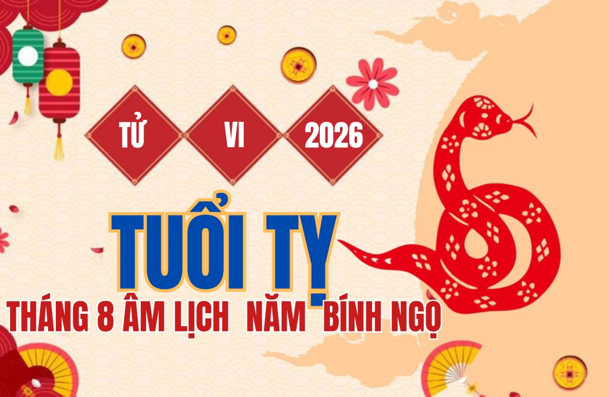 Tử vi tuổi Tỵ tháng 8 âm lịch 2026: Tam Hợp nâng vận, Đế Vượng mở sự nghiệp, Ngũ Quỷ nhắc giữ sức