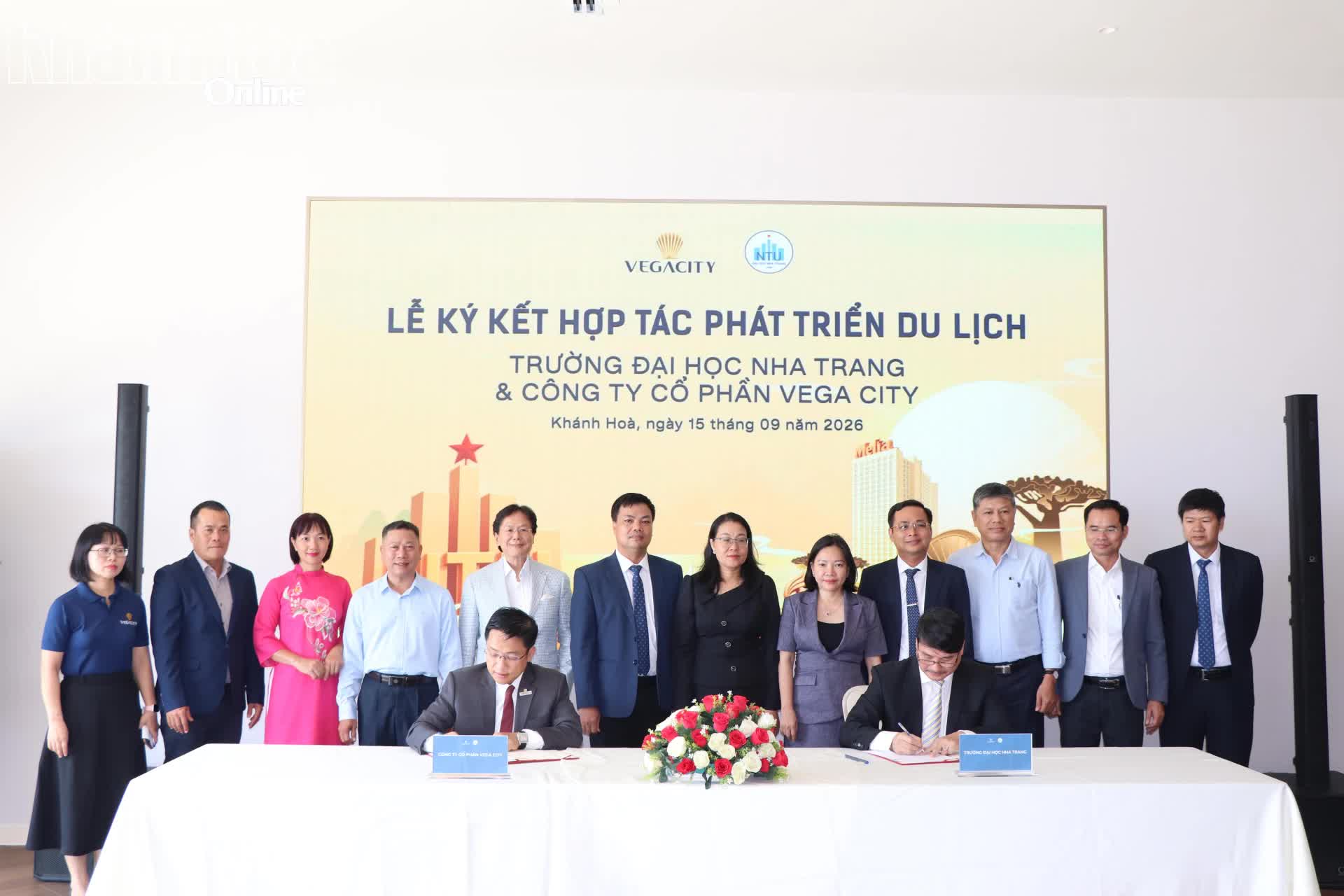 Vega City hợp tác Đại học Nha Trang phát triển du lịch và nguồn nhân lực