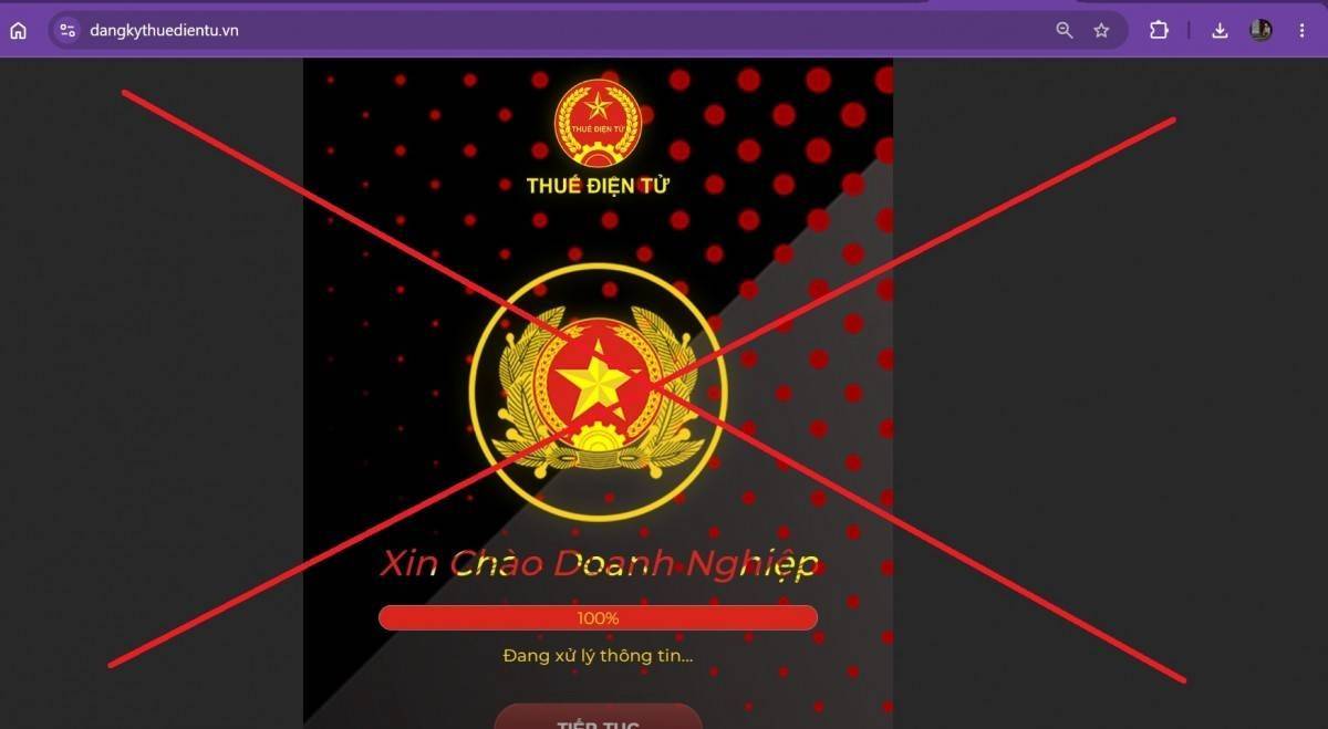 Cảnh báo website giả mạo Cơ quan Thế, người nộp thuế cần nhận diện gì?