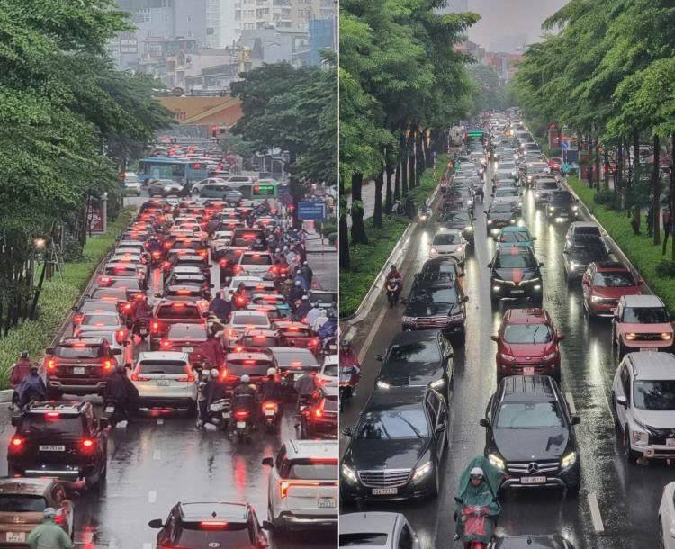 Hà Nội mưa lớn nhất 3 ngày, hàng chục điểm ngập khắp thành phố