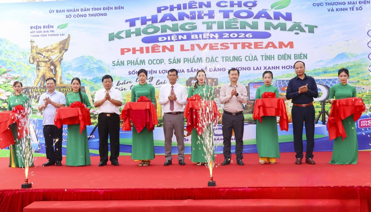 Điện Biên thúc đẩy thương mại số từ phiên chợ không tiền mặt