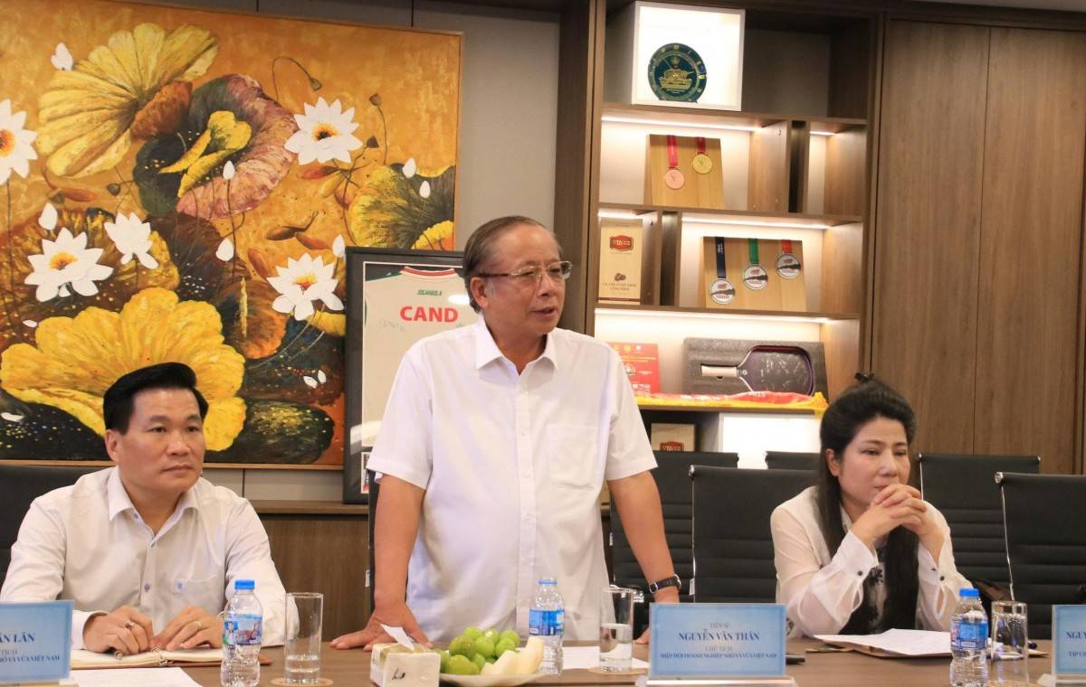 Hiệp hội Thể thao Công an Nhân dân và Hiệp hội Doanh nghiệp nhỏ và vừa Việt Nam thúc đẩy hợp tác chiến lược toàn diện