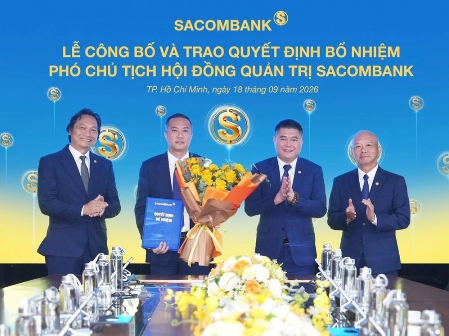 Ông Nguyễn Xuân Vũ làm Phó Chủ tịch HĐQT SACOMBANK