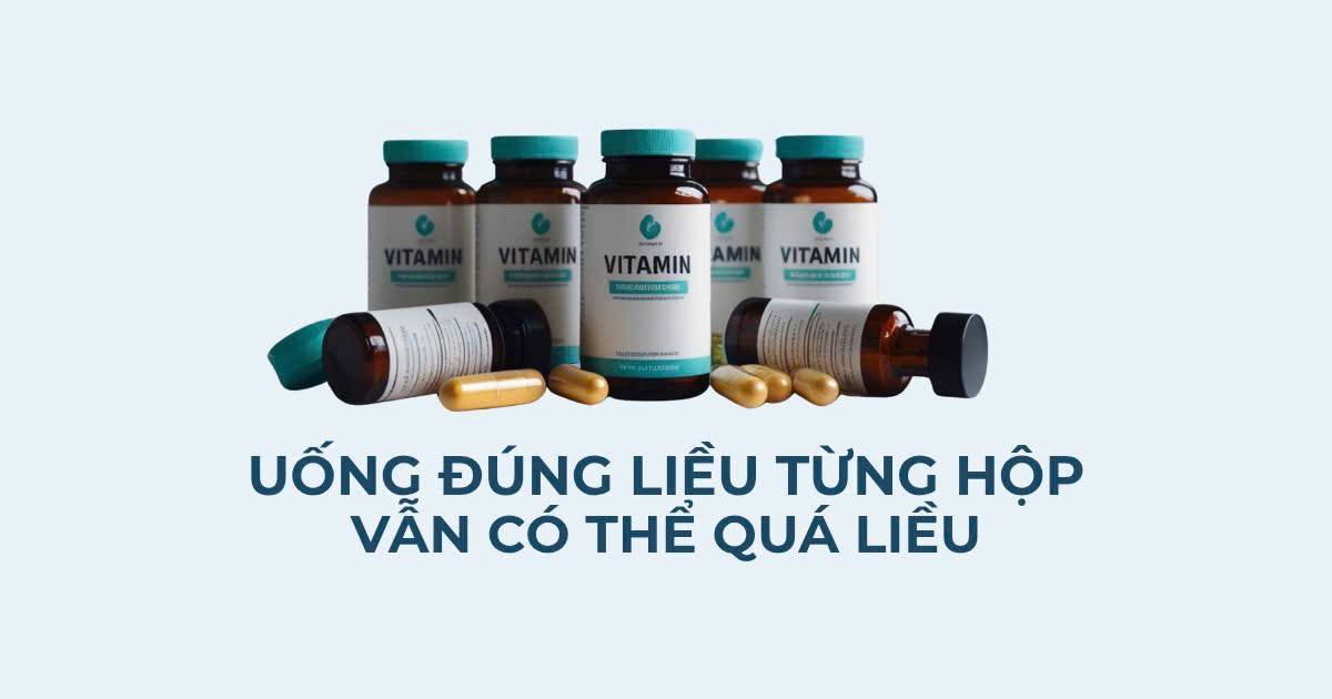 cách uống vitamin an toàn khi dùng nhiều sản phẩm cùng lúc