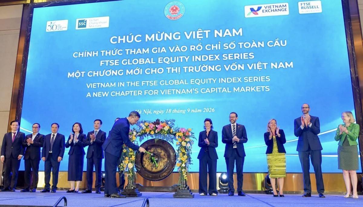 Chứng khoán Việt Nam bước vào nhóm thị trường mới nổi thứ cấp