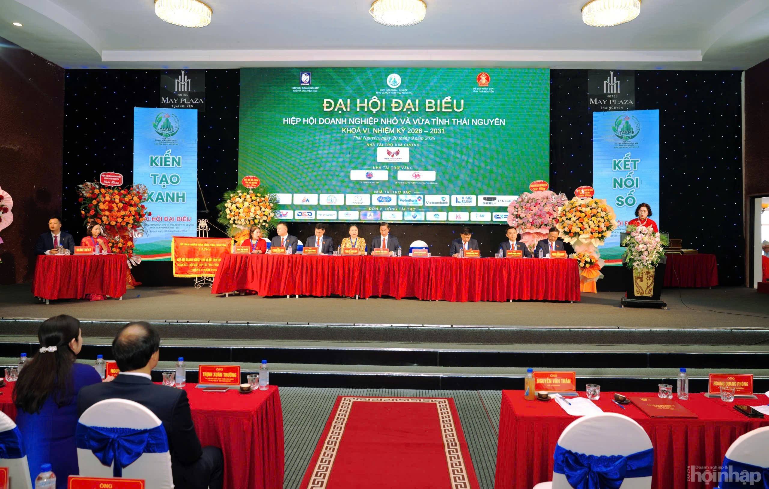 Hiệp hội DNNVV tỉnh Thái Nguyên vào nhiệm kỳ mới - “Tự chủ – Đoàn kết – Hành động – Đổi mới”