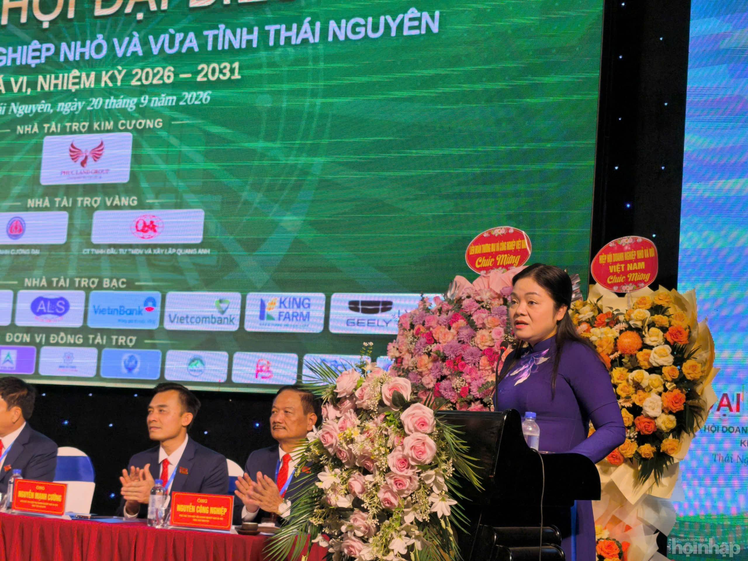 Hiệp hội DNNVV tỉnh Thái Nguyên vào nhiệm kỳ mới - “Tự chủ – Đoàn kết – Hành động – Đổi mới”
