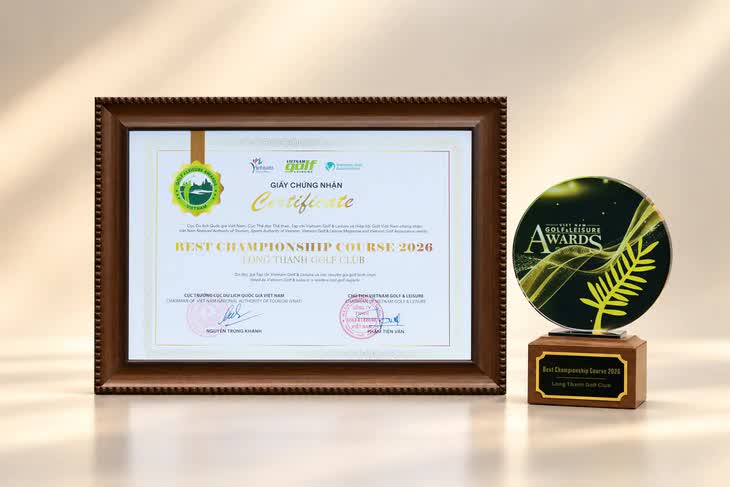 Hai sân golf của KN Holdings được vinh danh tại Vietnam Golf & Leisure Awards