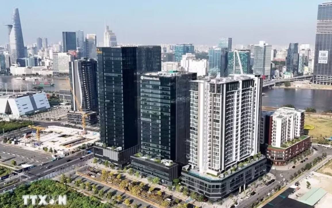 Trung tâm tài chính quốc tế tại Thành phố Hồ Chí Minh. Ảnh: Hồng Đạt/TTXVN