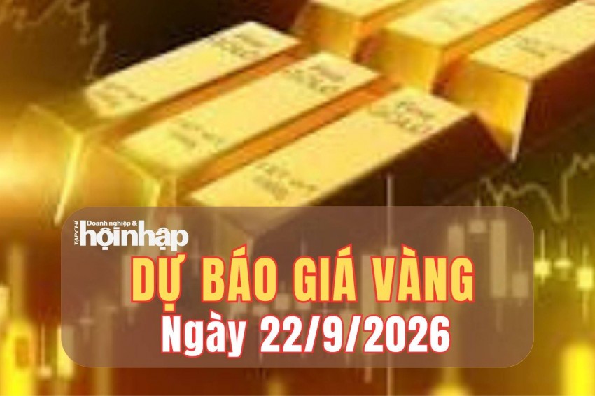 Dự báo giá vàng ngày mai 22/9: Thị trường nghiêng về kịch bản giảm
