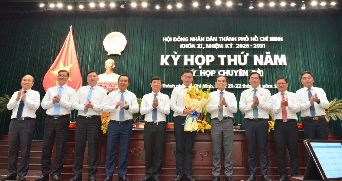 ông Trương Minh Huy Vũ được HĐND TP. Hồ Chí Minh bầu giữ chức Phó Chủ tịch UBND thành phố nhiệm kỳ 2026-2031.