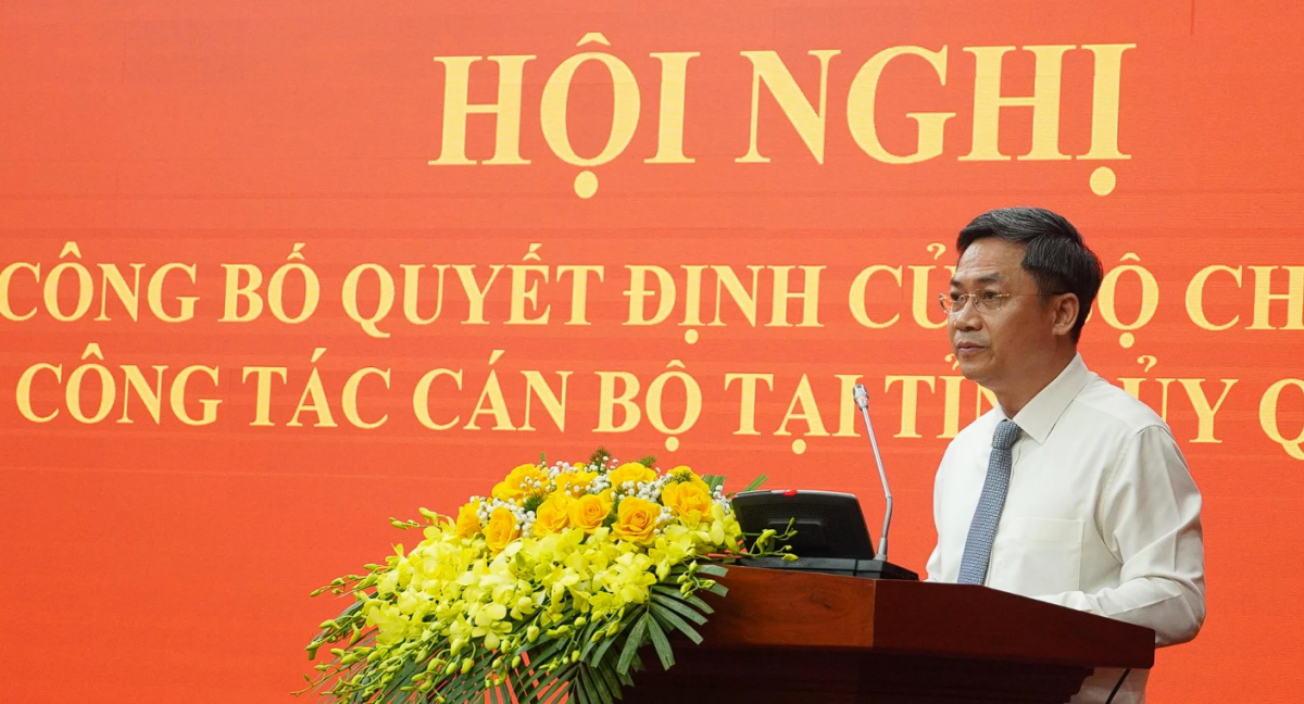 Quảng Trị công bố quyết định của Bộ Chính trị về công tác cán bộ
