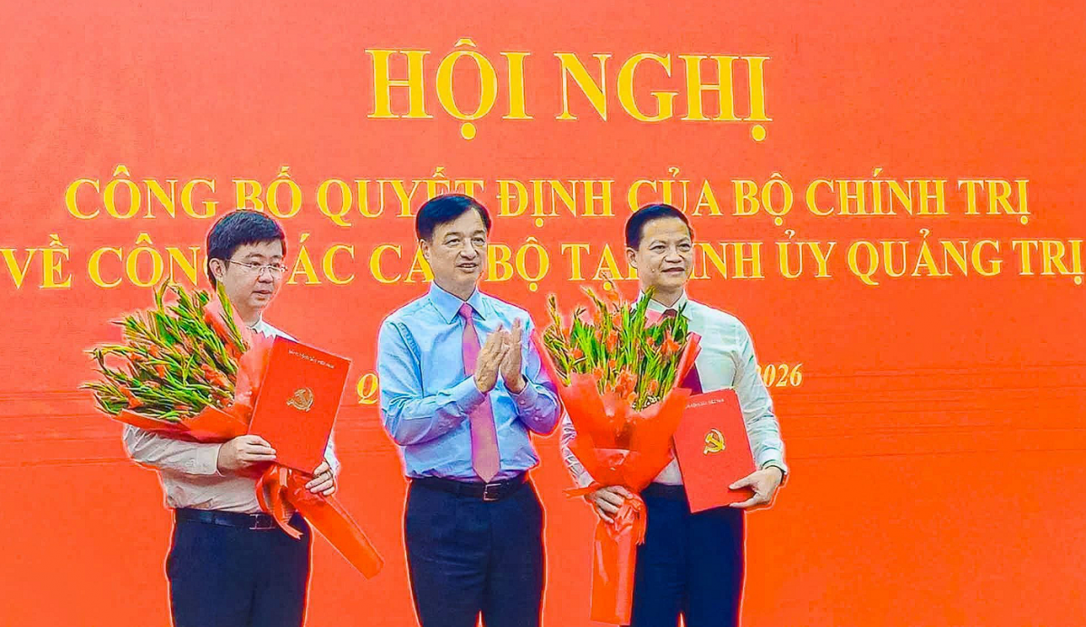 Quảng Trị công bố quyết định của Bộ Chính trị về công tác cán bộ