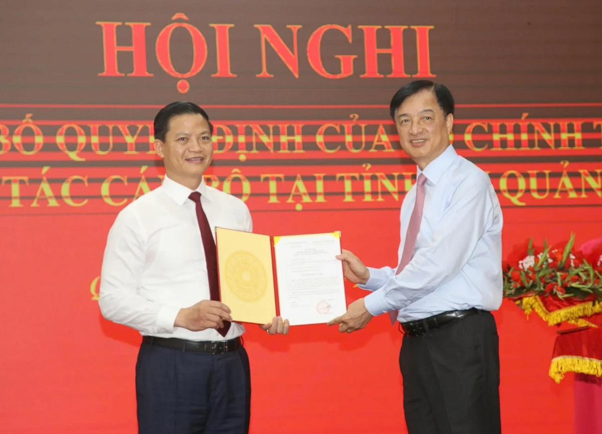 Quảng Trị công bố quyết định của Bộ Chính trị về công tác cán bộ