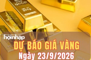 Dự báo giá vàng ngày mai 23/9: Giá vàng trong nước và thế giới khó tránh đà giảm