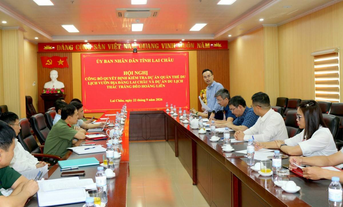 Lai Châu kiểm tra hai dự án du lịch của Tập đoàn Hoàng Liên Sơn