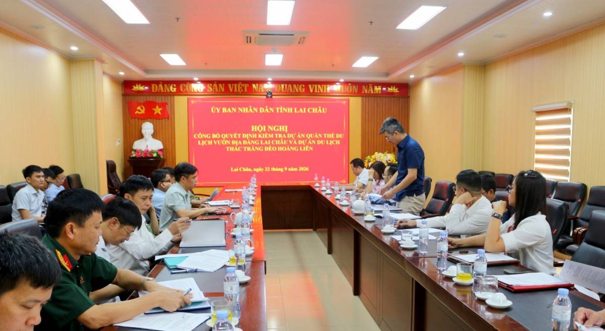 Lai Châu kiểm tra hai dự án du lịch của Tập đoàn Hoàng Liên Sơn