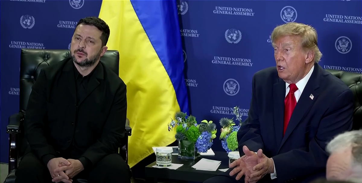 Tổng thống Mỹ Donald Trump gặp gỡ người đồng cấp Ukraine Volodymyr Zelensky trong khuôn khổ hoạt động ngoại giao của ông tại Liên hợp quốc