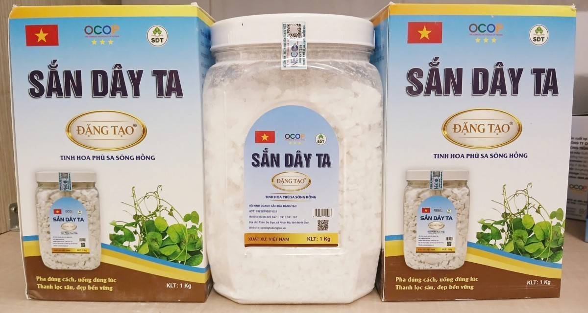 Sắn dây Ta ĐẶNG TẠO chú trọng kiểm soát từ vùng nguyên liệu đến chế biến
