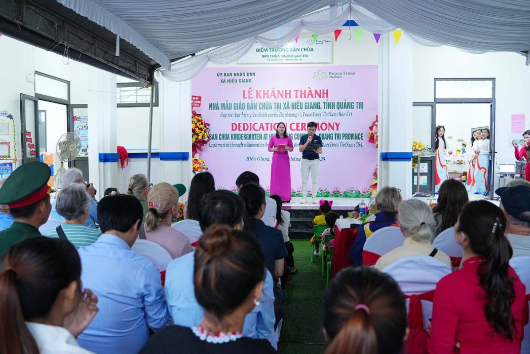 Quảng Trị: Khánh thành điểm trường mẫu giáo Bản Chùa - Trường Mầm non số 1 Hiếu Giang
