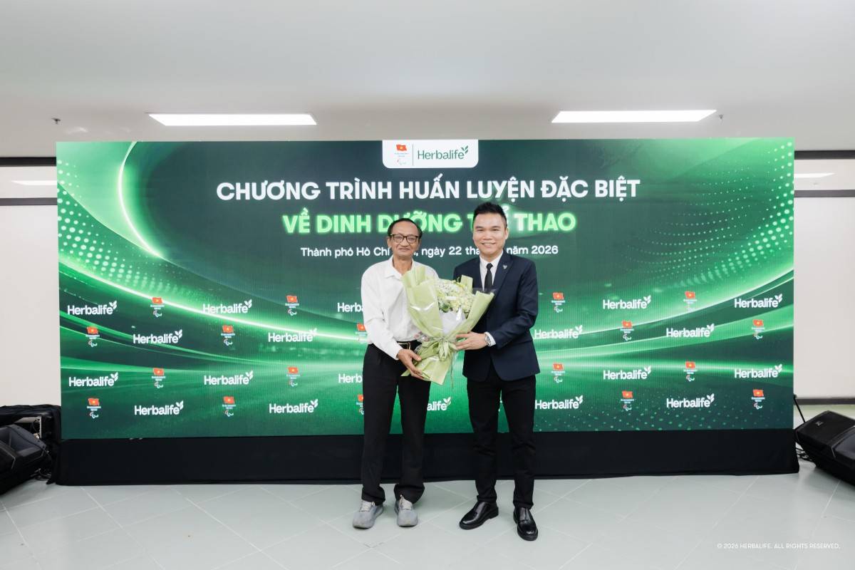 Herbalife Việt Nam đào tạo dinh dưỡng thể thao cho vận động viên khuyết tật