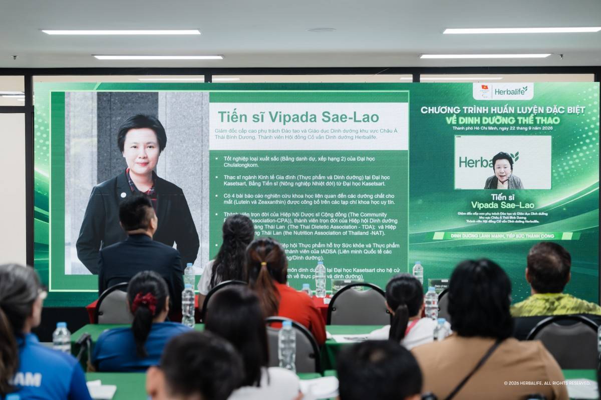 Herbalife Việt Nam đào tạo dinh dưỡng thể thao cho vận động viên khuyết tật