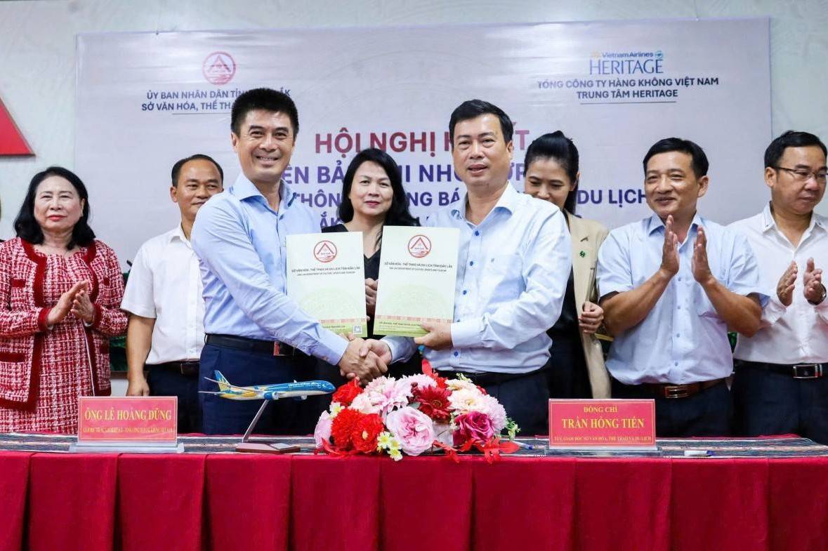 Nâng tầm thương hiệu du lịch Đắk Lắk qua hợp tác chiến lược với Trung tâm Heritage - Vietnam Airlines