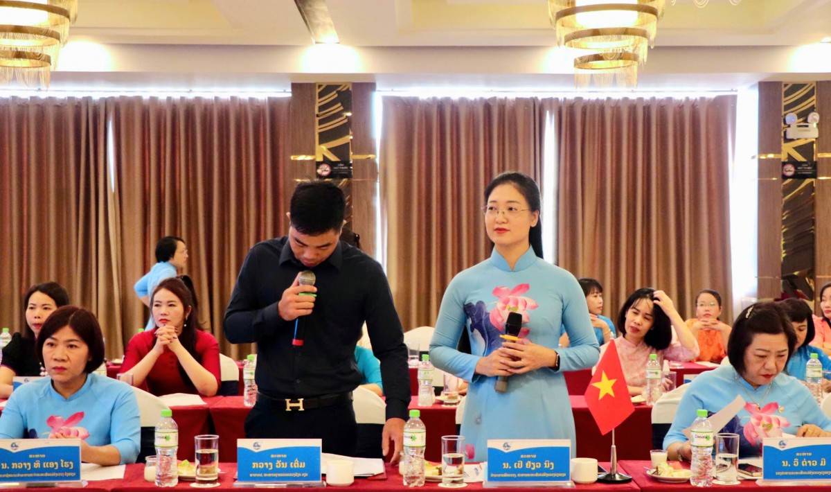 Điện Biên tăng cường hợp tác phụ nữ với 3 tỉnh Bắc Lào