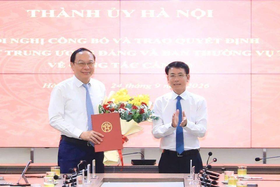 Thứ trưởng Bộ Nông nghiệp và Môi trường Lê Công Thành được bổ nhiệm làm Trợ lý Bí thư Thành ủy Hà Nội