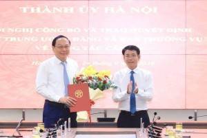 Thứ trưởng Bộ Nông nghiệp và Môi trường Lê Công Thành được bổ nhiệm làm Trợ lý Bí thư Thành ủy Hà Nội