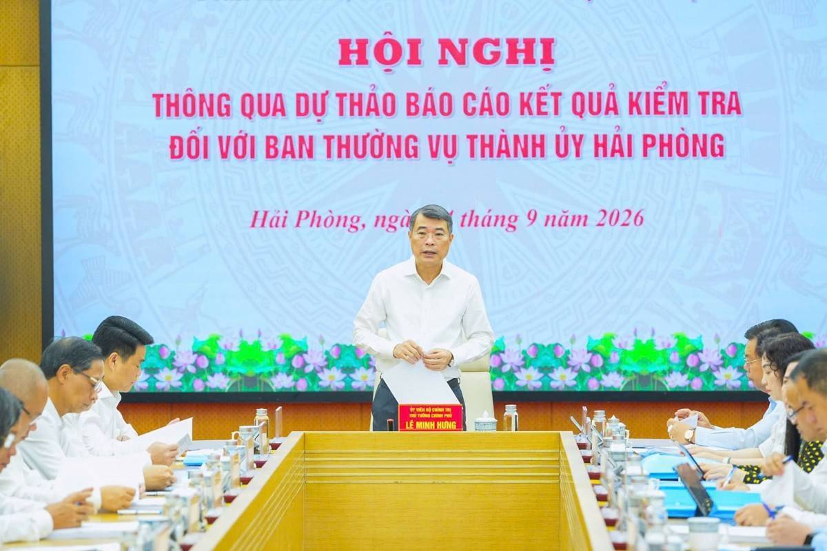 Thủ tướng Chính phủ Lê Minh Hưng phát biểu tại Hội nghị.