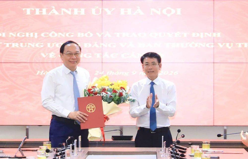 Thứ trưởng Bộ Nông nghiệp và Môi trường Lê Công Thành được bổ nhiệm làm Trợ lý Bí thư Thành ủy Hà Nội