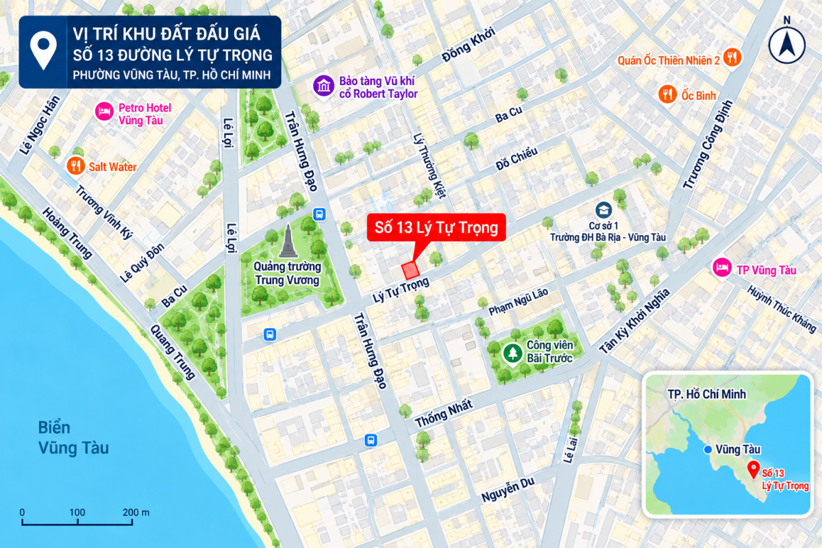 TP. Hồ Chí Minh duyệt phương án đấu giá khu đất vàng Lý Tự Trọng