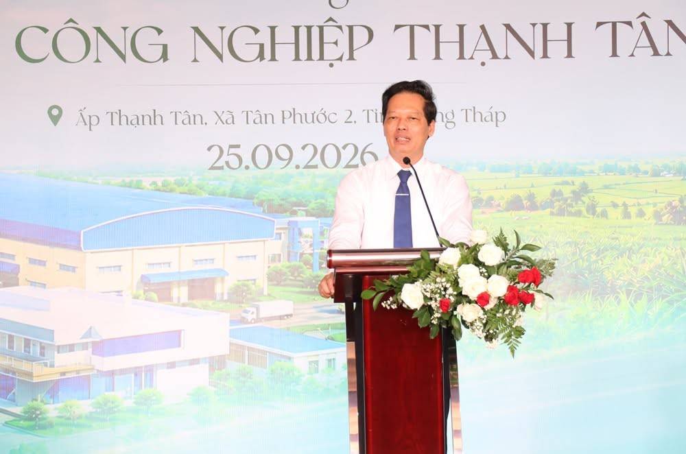 Ông Nguyễn Thành Diệu - Phó Chủ tịch Ủy ban nhân dân tỉnh đánh giá cao công tác chuẩn bị đầu tư của các thế hệ lãnh đạo địa phương, sự quyết tâm của chủ đầu tư, sự phối hợp của các sở, ngành và chính quyền các cấp cùng sự đồng thuận của người dân trong vùng dự án