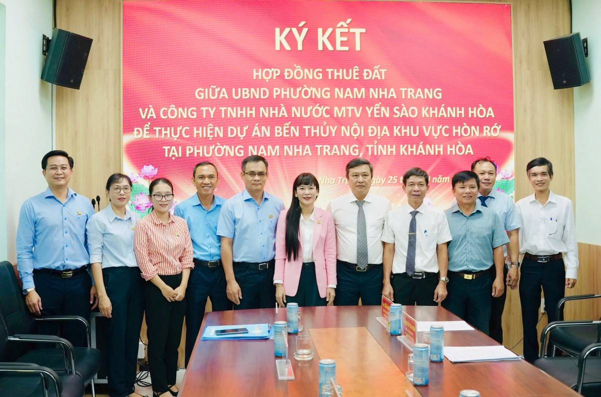 Yến sào Khánh Hòa thuê đất 50 năm làm bến thủy nội địa Hòn Rớ