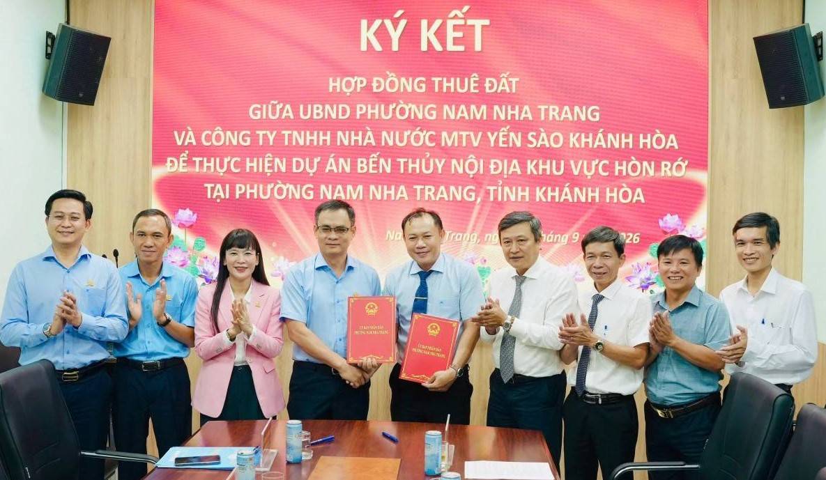 Yến sào Khánh Hòa thuê đất 50 năm làm bến thủy nội địa Hòn Rớ