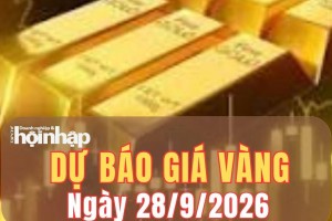 Dự báo giá vàng ngày mai 28/9: Đà giảm chưa có dấu hiệu dừng lại