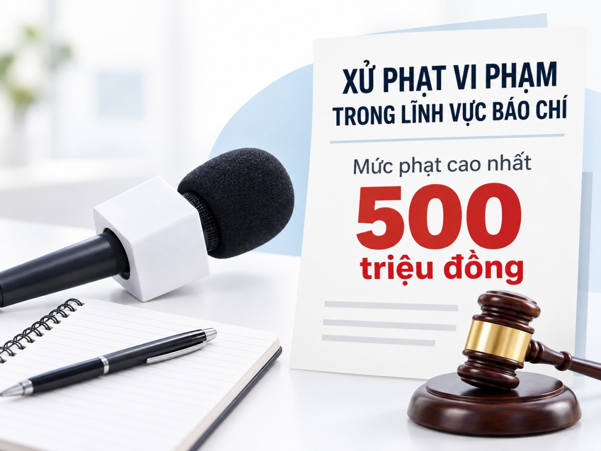 Từ 26/9, vi phạm trong lĩnh vực báo chí có thể bị phạt tới 500 triệu đồng