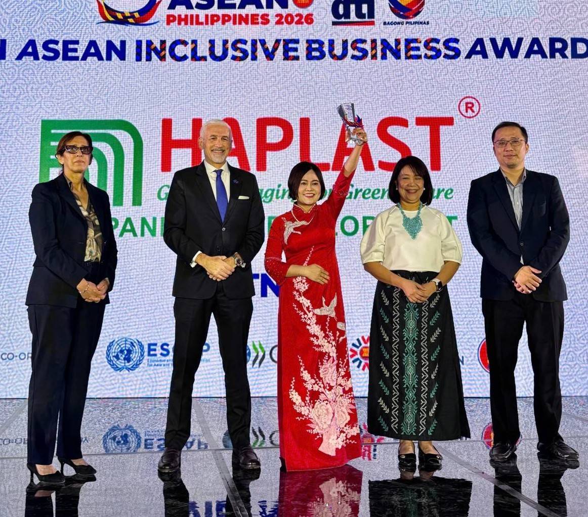 HAPLAST được vinh danh tại ASEAN Inclusive Business Awards 2026