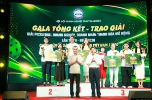 Gala Tổng kết và trao Giải Pickleball doanh nghiệp, doanh nhân Thanh Hóa mở rộng lần thứ II