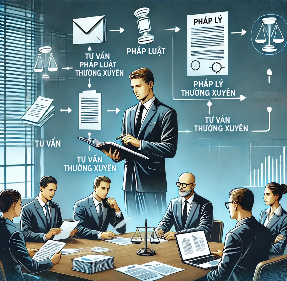 Quy trình tư vấn pháp luật cho doanh nghiệp