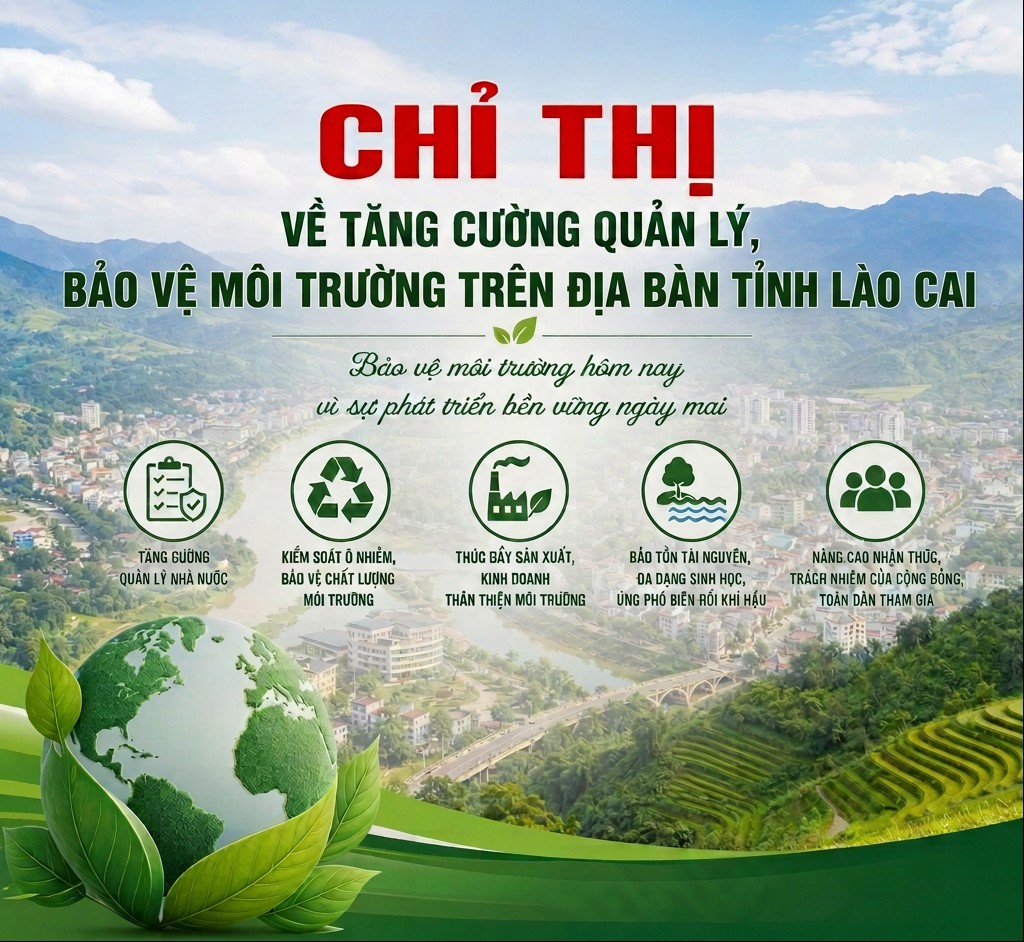 Lào Cai quản lý môi trường theo “6 rõ, 1 xuyên suốt”, không để phát sinh điểm nóng
