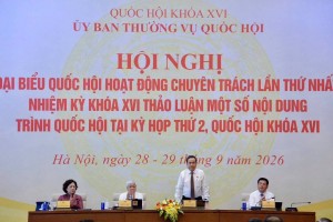 Khai mạc Hội nghị đại biểu Quốc hội chuyên trách lần thứ nhất: “Bộ lọc chất lượng” trước Kỳ họp thứ 2