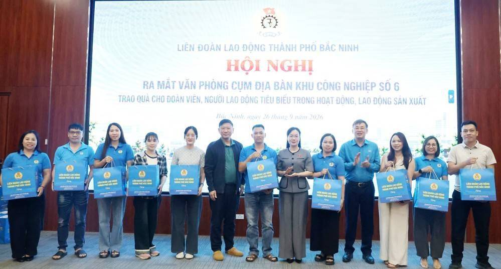 Bắc Ninh: Văn phòng công đoàn tại Khu công nghiệp số 6, thêm điểm tựa cho người lao động
