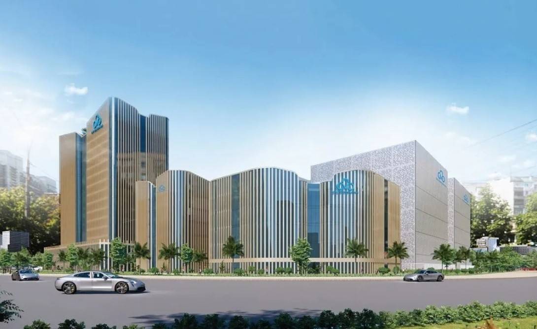 Phối cảnh CMC Hyperscale DC SHTP – trung tâm dữ liệu siêu quy mô ở cửa ngõ Đông TP.Hồ Chí Minh.