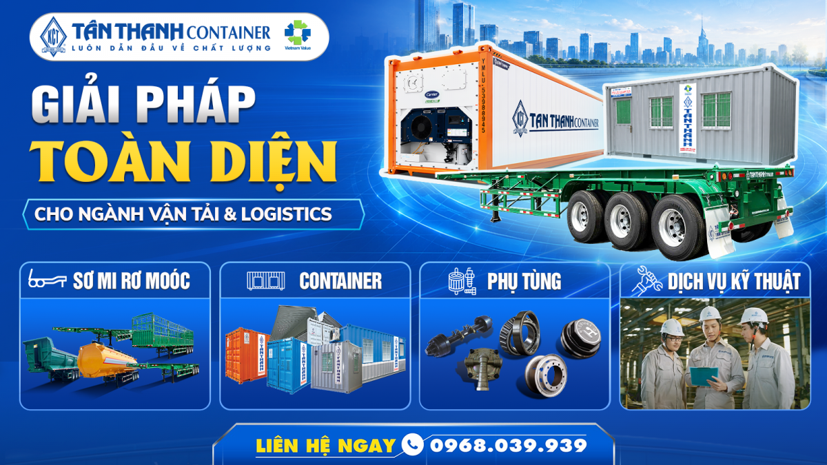 Tân Thanh container: Hành trình 3 kỳ liên tiếp chinh phục thương hiệu quốc gia Việt Nam