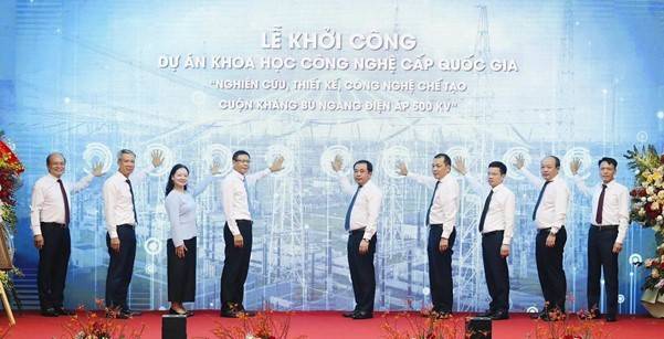 EEMC khởi công dự án chế tạo cuộn kháng bù ngang 500 kV